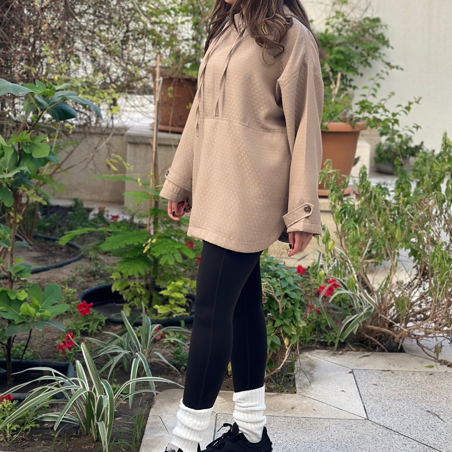 Sporty Biege Top توب بيج رياضي