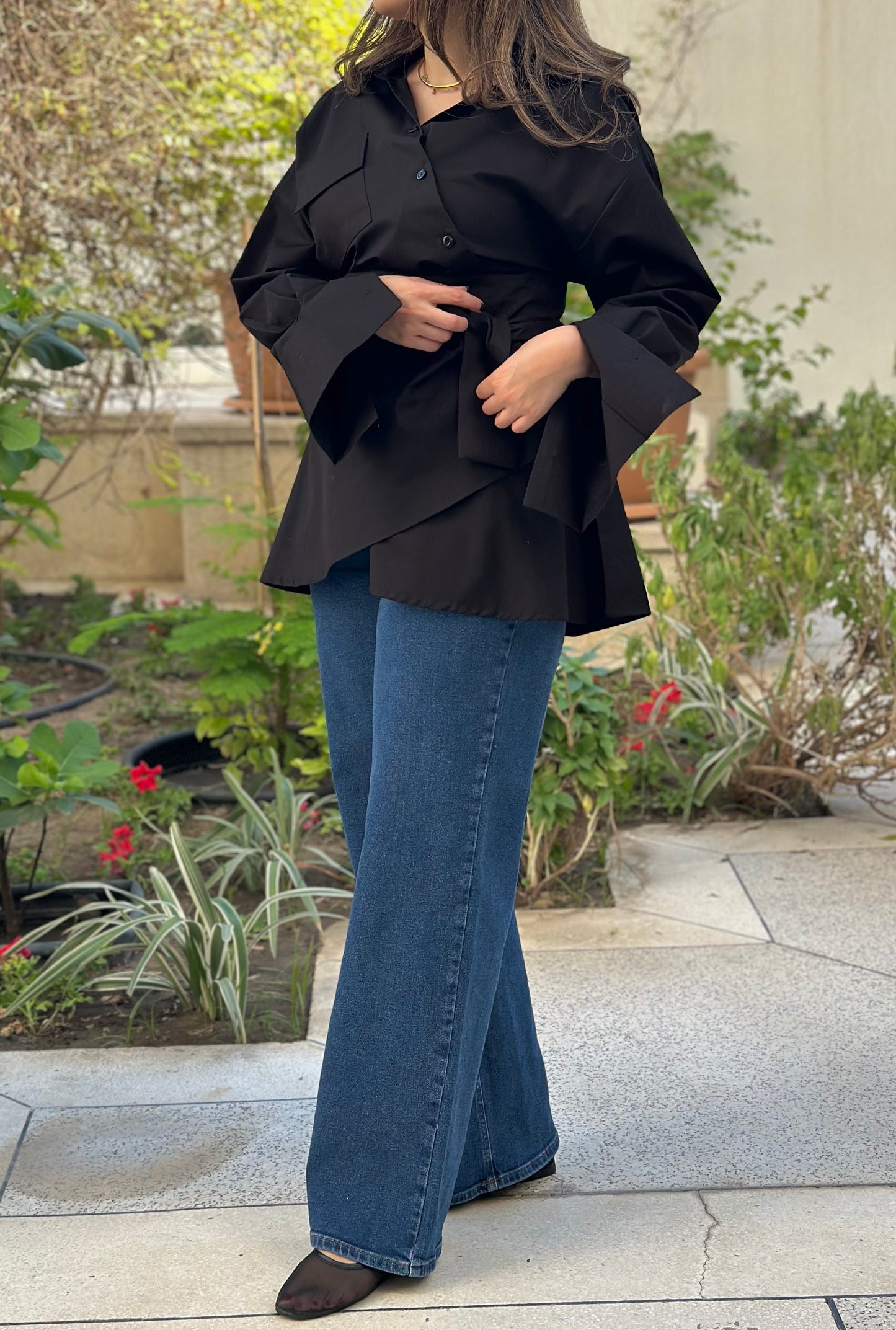 Cotton Black Set طقم قطن اسود