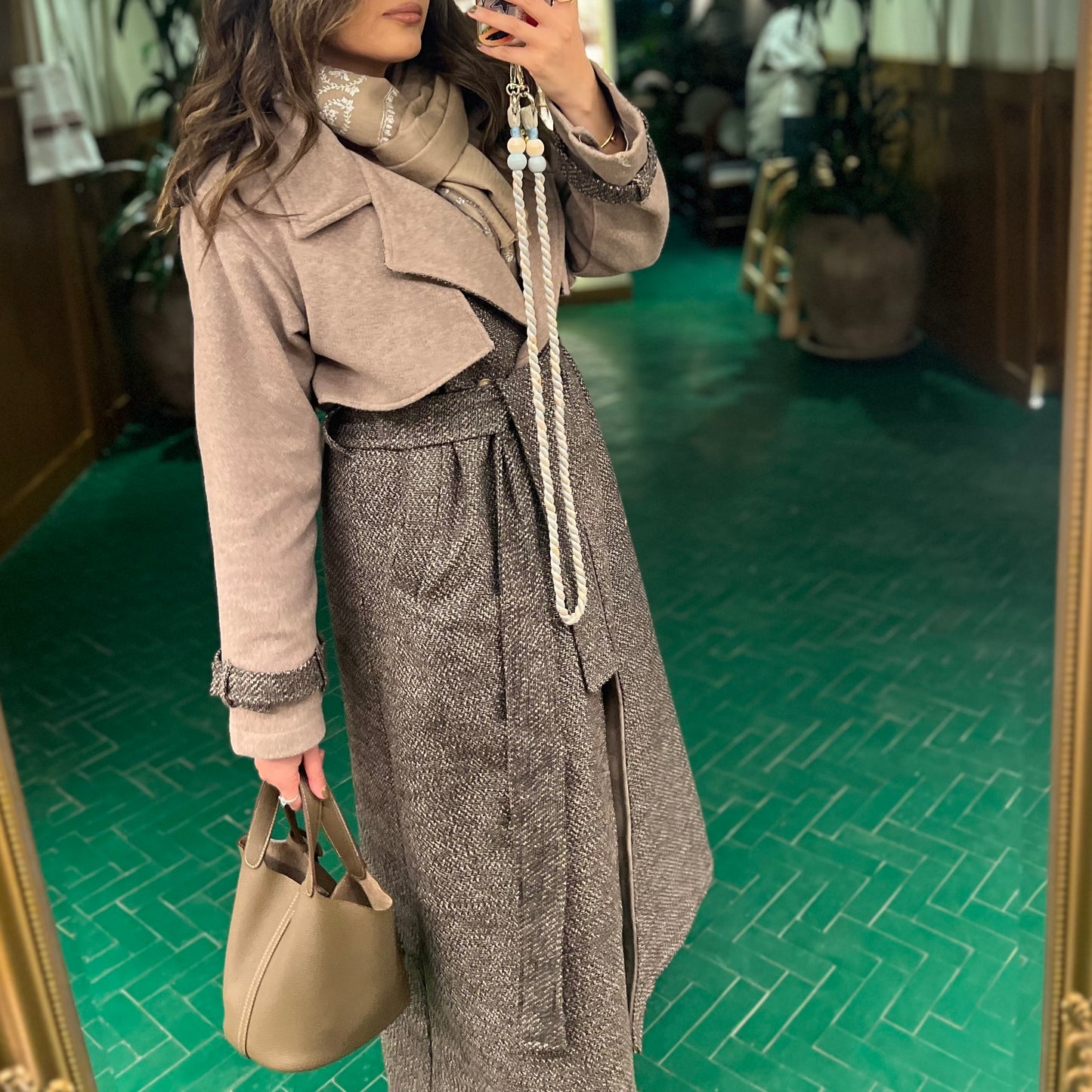 Clay Maxi Coat كوت كلاي ماكسي