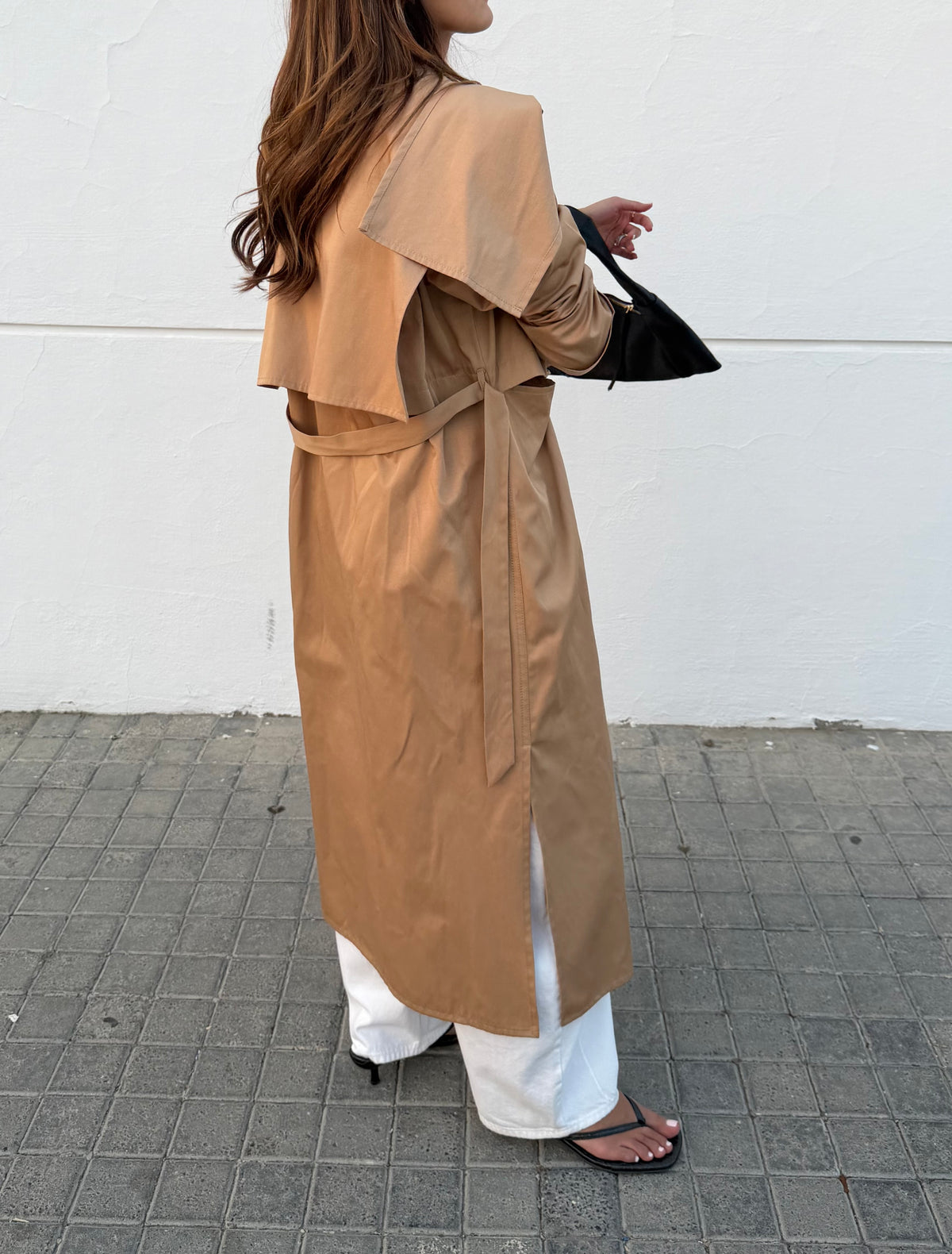 Khaki trenchi coat | كوت ترينشي خاكي